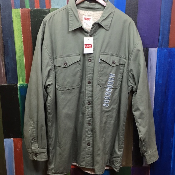 levis sherpa shirt